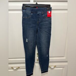 Spanx Distressed Skinny Jeans Medium Wash New With Tags Size XS Petite